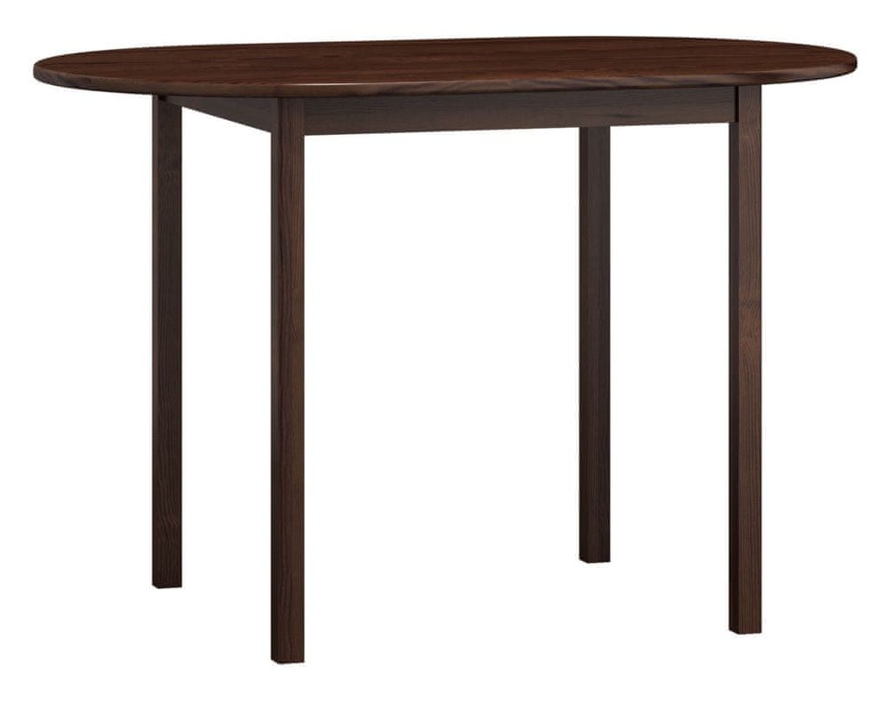 eoshop Stôl elipsa Nr.4 - 115x70 cm (Farba dreva: Orech)
